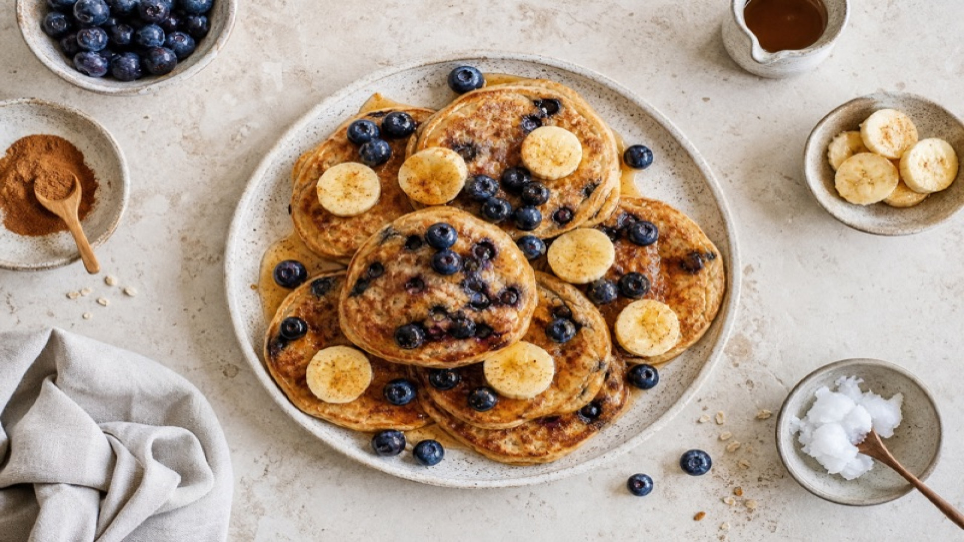 Banana-Pancakes (vegan)