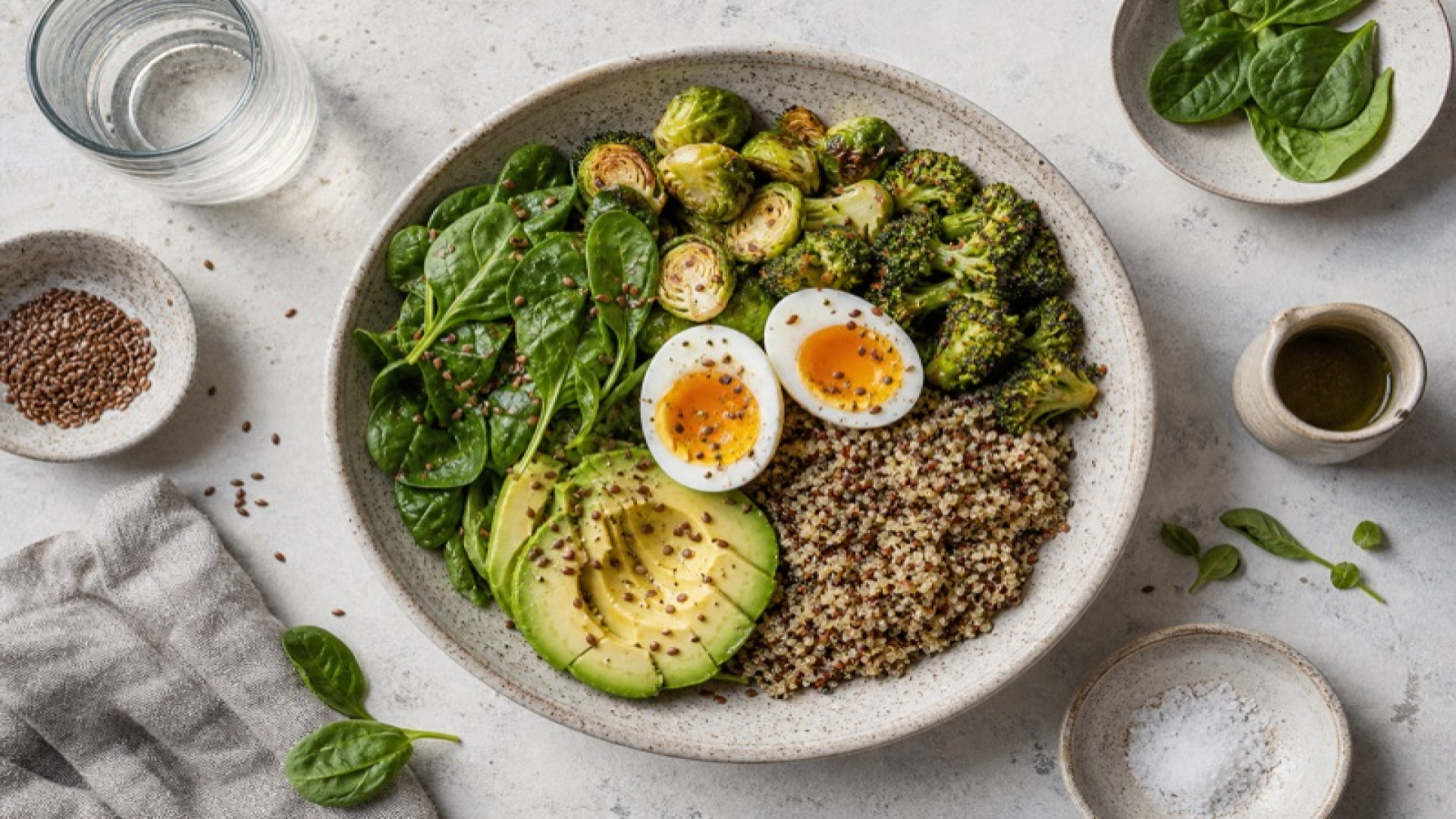Buddha Bowl mit Eiern