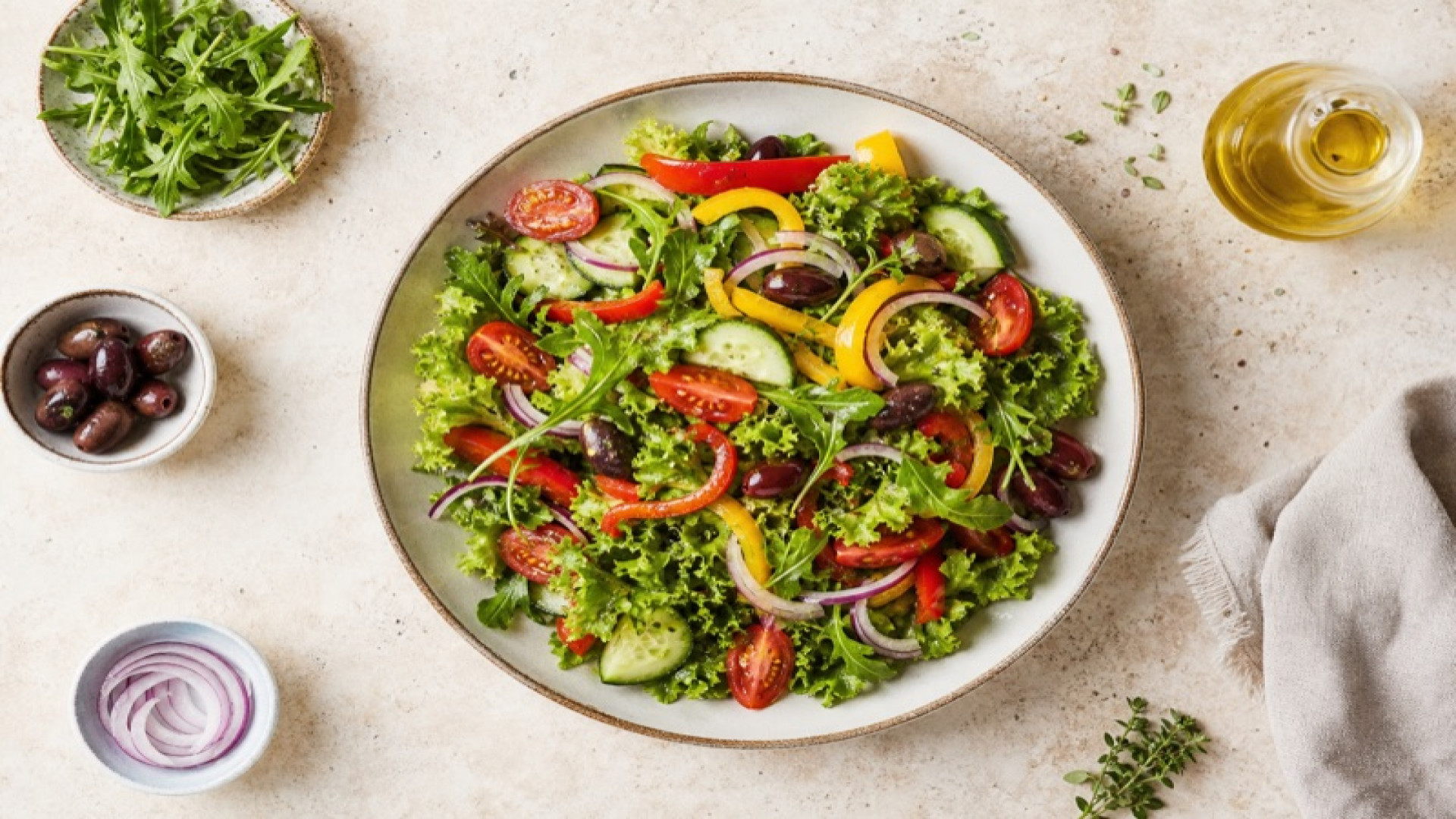 Bunter Salat (vegan)