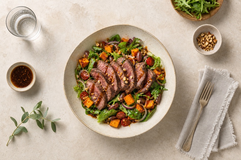 Dean & David - Big Easy Beef Classic mit Balsamico Ahornsirup Dressing