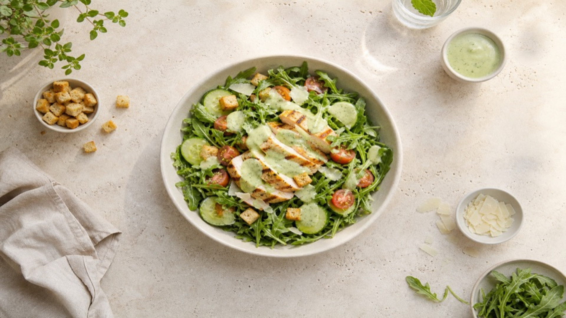 Dean & David - Chicken Vitality Classic Rucola Dressing