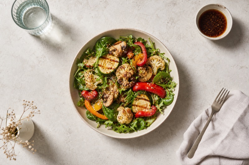 Dean & David - Grilled Veggie Small mit Balsamico Ahornsirup Dressing