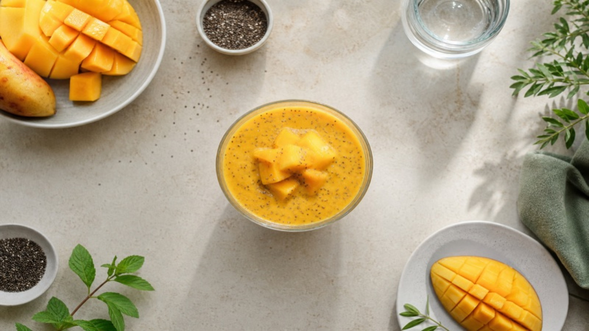 Dean & David - Mango Chia Booster 0,4l