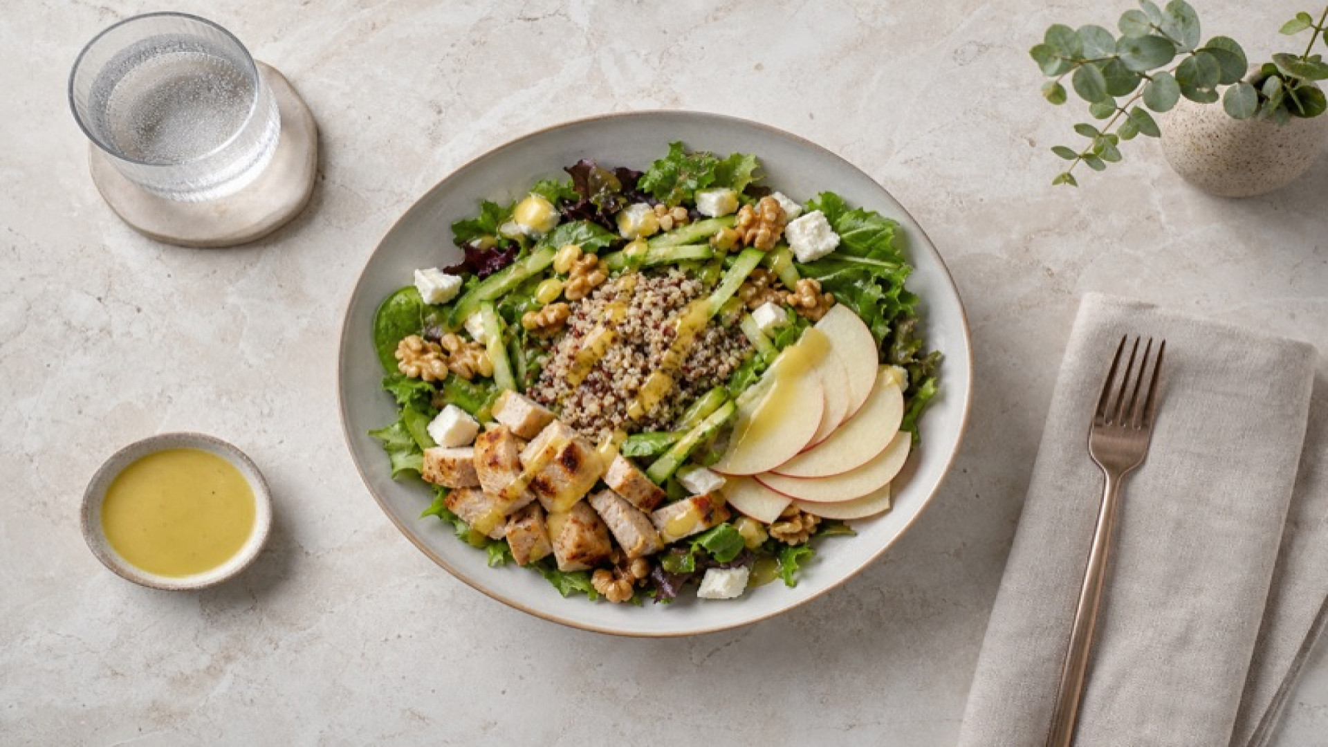 Dean & David - Paris Small mit Sweet Honey Mustard Dressing