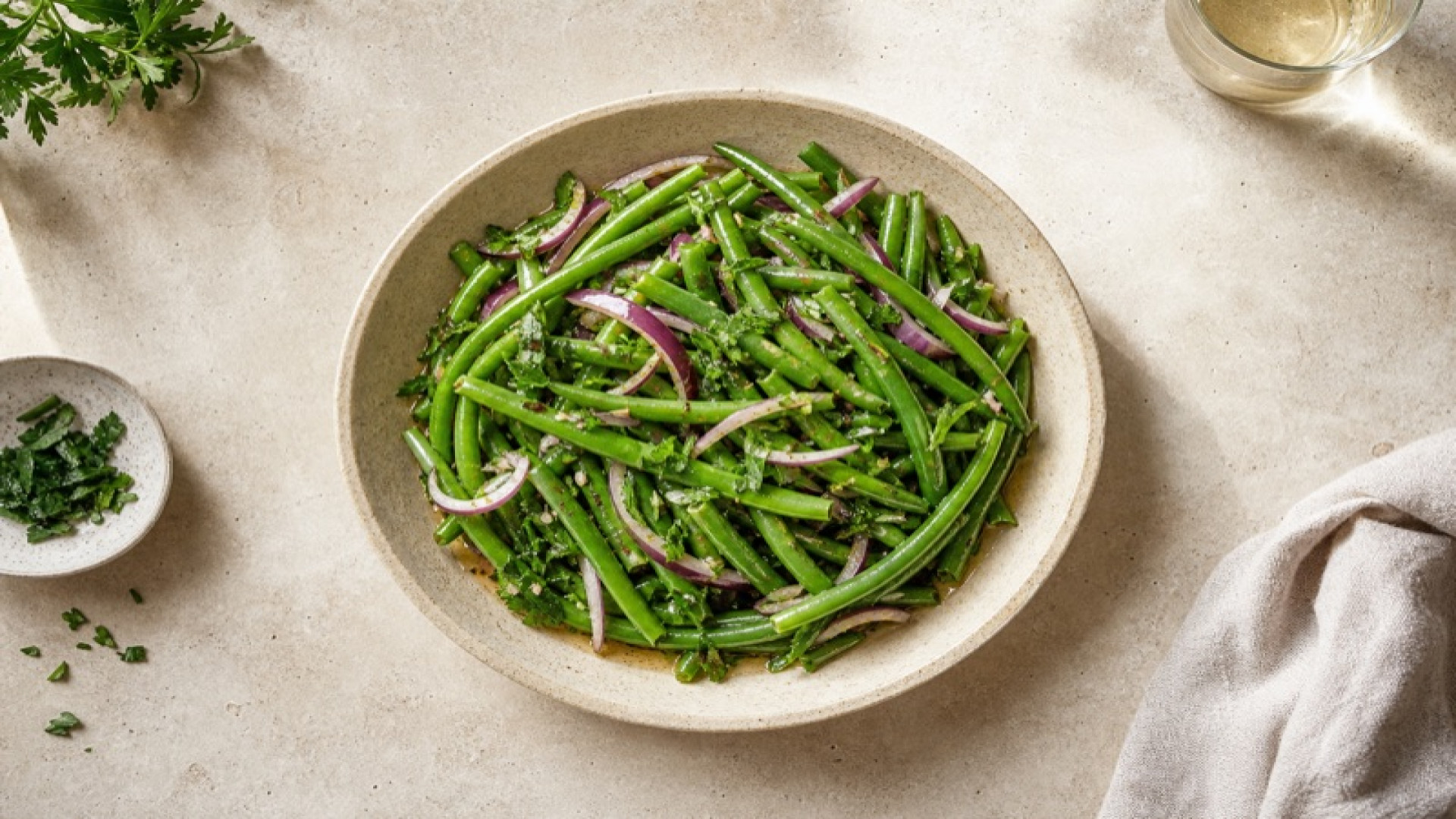 Grüne Bohnen- Salat