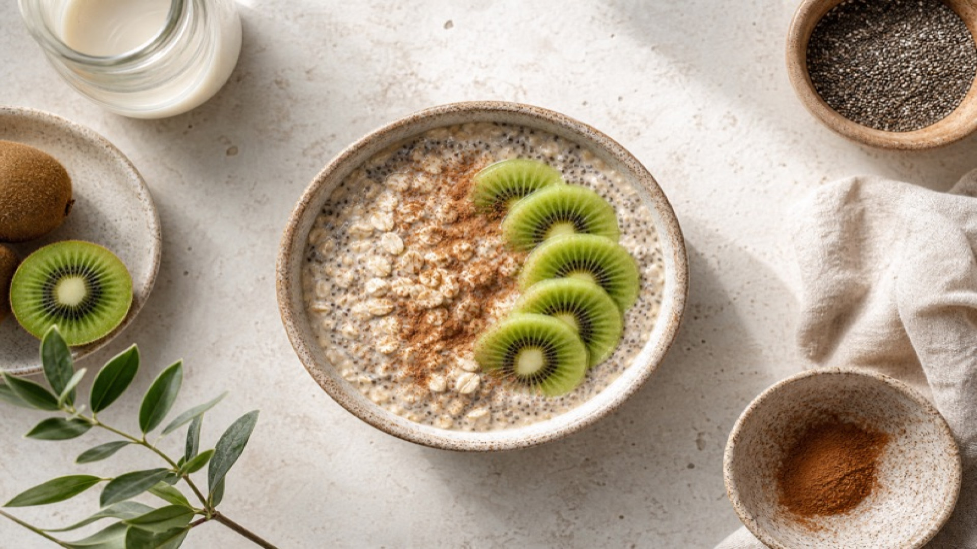 Kiwi- Chia- Pudding