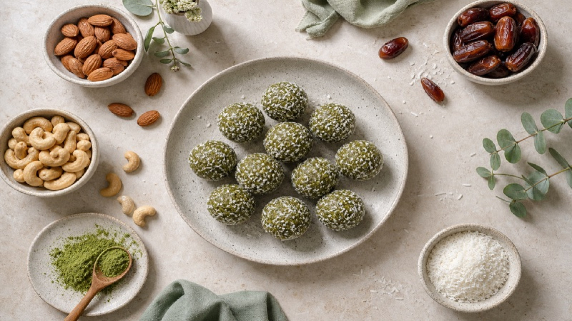 Matcha Energy Balls