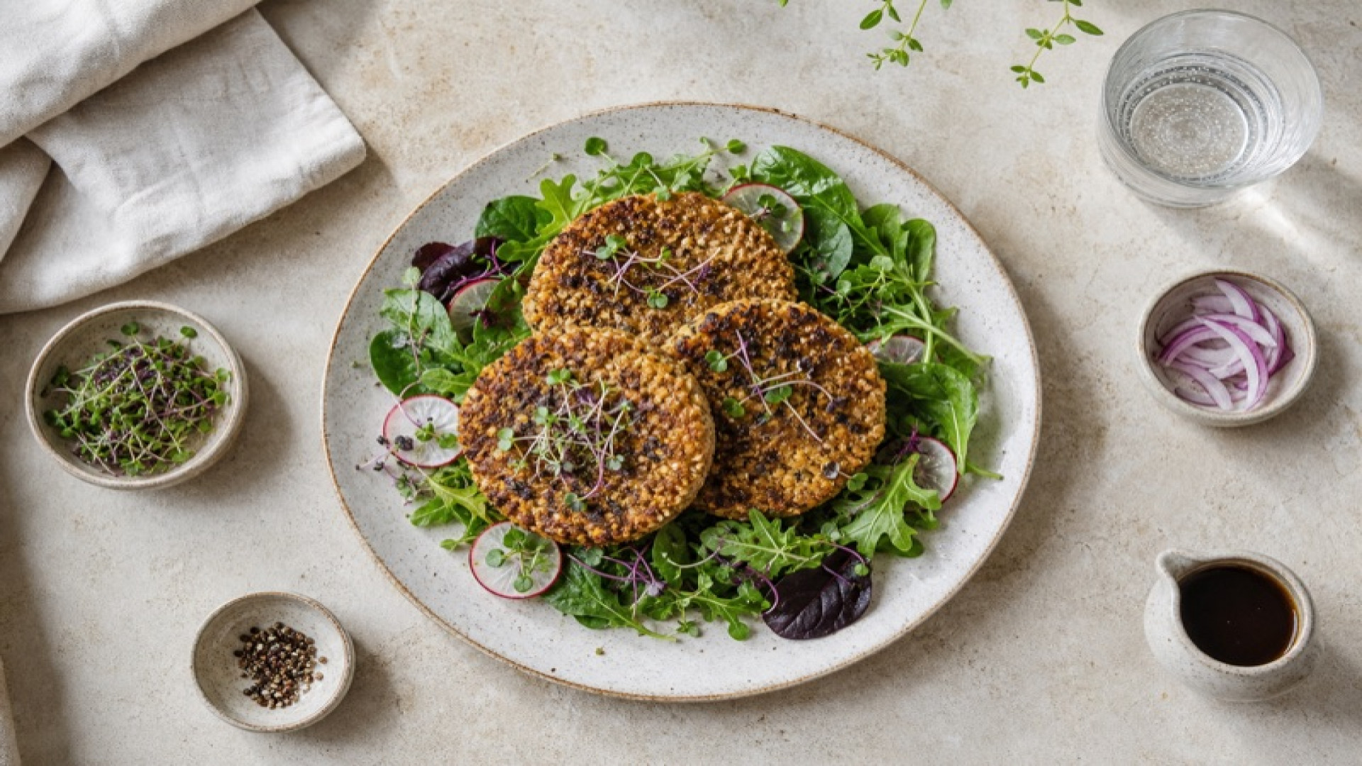 Quinoa – Kichererbsen Burger