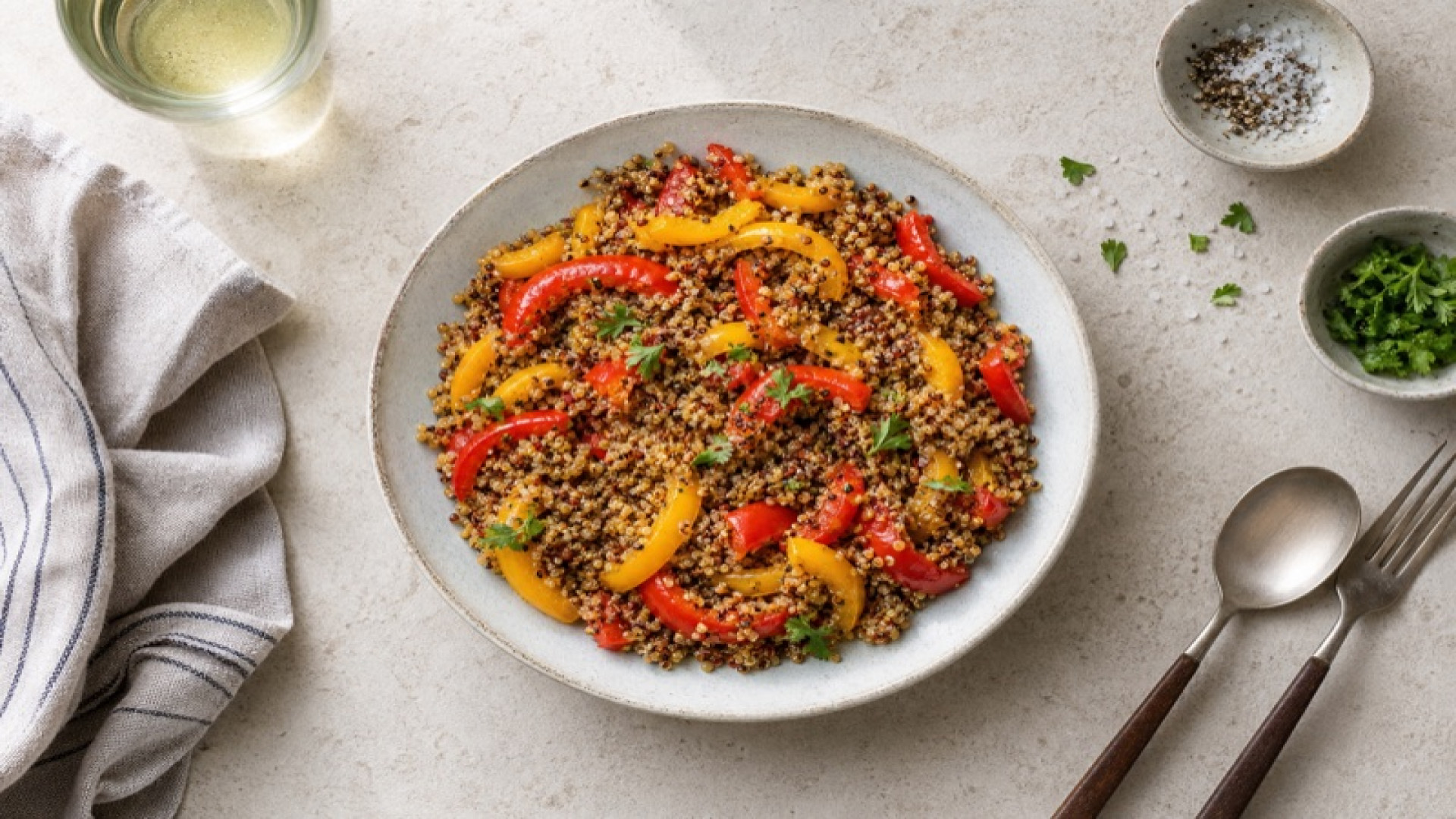 Quinoa-Paprika-Pfanne