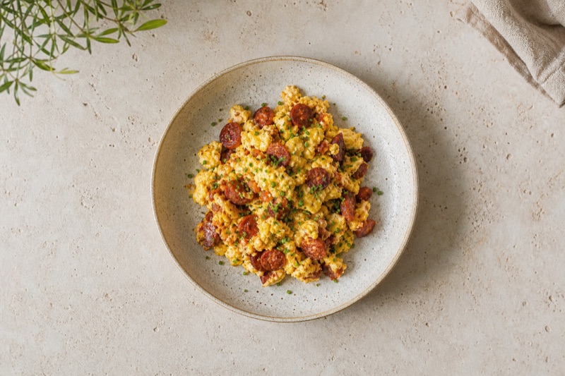 Rührei mit Chorizo