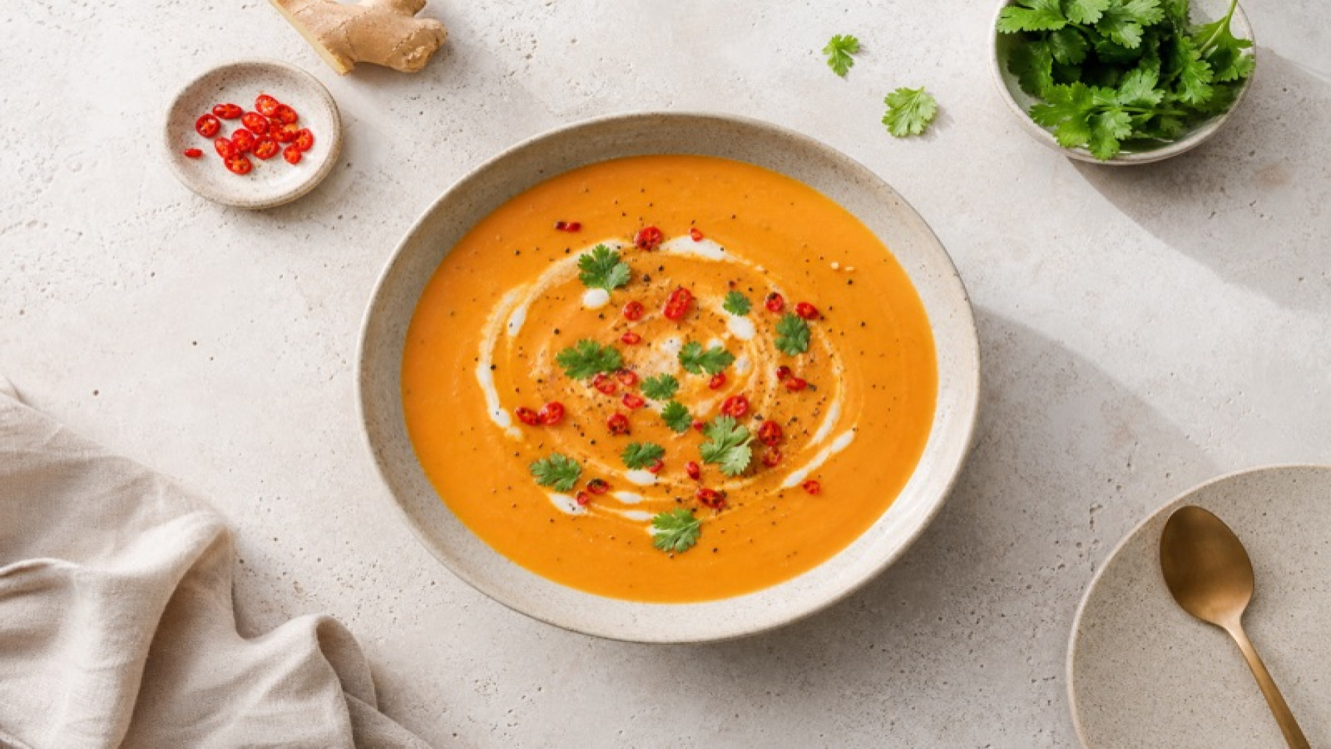Süßkartoffelsuppe